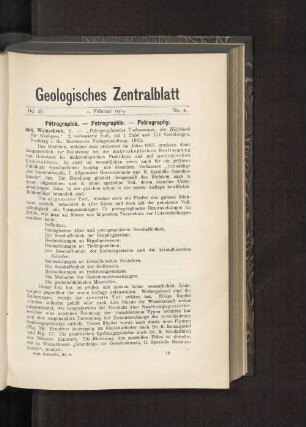1. Februar 1914. No. 4.