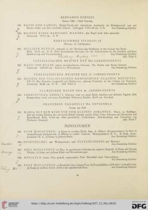 Miniaturen (Nr. 206-209)