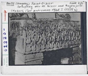 Saint Dizier, SArkophag der Heiligen Dizier und Regenfrid (Ende 7. Jhd.)
