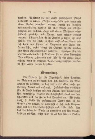Übermalung.