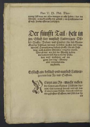 Der fünfft Tail