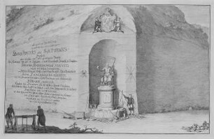 Das Bergwerks-oder Saturnusfest im Plauenschen Grund am 26. September 1719, Titelblatt