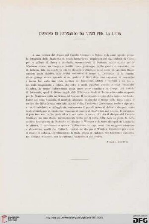 24: Disegno di Leonardo da Vinci per la Leda