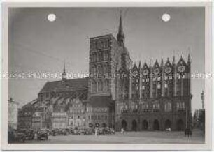 Stralsund, Kirche St. Nicolai, Rathaus, Alter Markt
