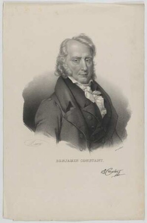 Bildnis des Benjamin Constant