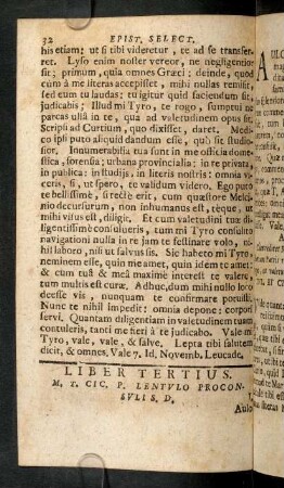 32-61, Liber Tertius