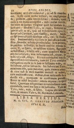 32-61, Liber Tertius