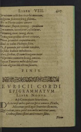 Liber nonus.