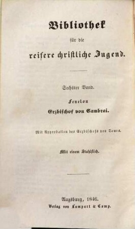 Fenelon, Erzbischof von Cambrai