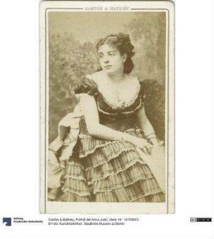 Porträt der Anna Judic