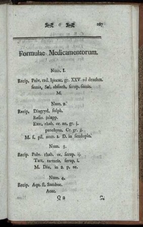 Formulae Medicamentorum