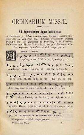 Ordinarium missae sive Cantiones Missae communes pro diversitate temporis et festorum per annum excerptae ex Graduali Romano quod curavit S. Rituum Congregatio