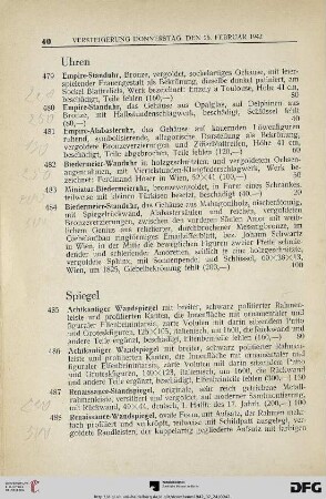 Spiegel (Nr. 485-493)