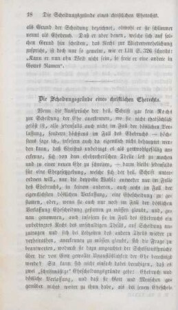 18-37 Die Scheidungsgründe eines christlichen Eherechts