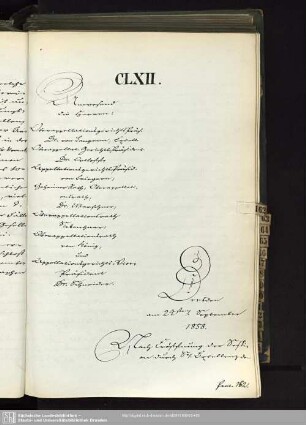 CLXII., 24. September 1858