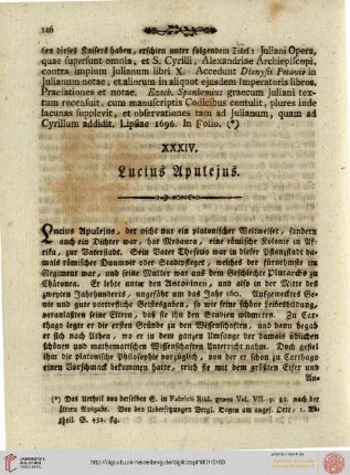 119 XXXIV. Lucius Apuleius