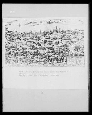 Die Belagerung der Stadt Wien durch die Türken im Jahr 1529