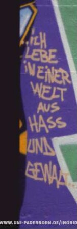 icH LEBE iN EiNER WELT AUS HASS UND GEWALT...