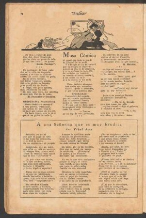 A una señorita que es muy erudita