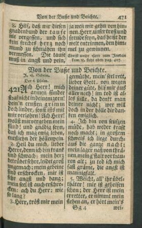 Von der Buße und Beichte.
