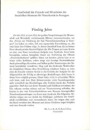 Fünfzig Jahre