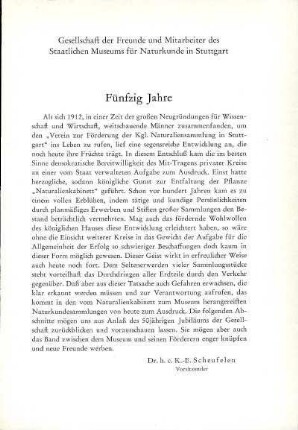Fünfzig Jahre