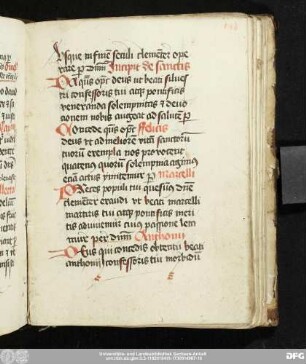 Incipit [proprium] de sanctis