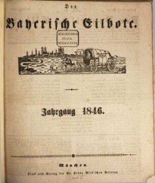 Baierscher Eilbote. 1846