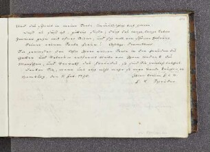 Friedrich Ludwig Schröder. – Hamburg, 11.02.1795