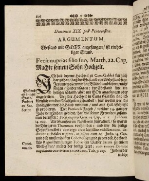 606-626, Dominica XIX. post Pentecosten; Dominica XX. post Pentecosten