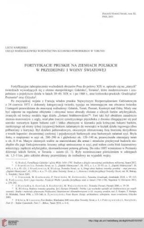 40: Fortyfikacje pruskie na ziemiach polskich w przededniu I wojny światowej