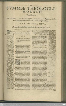 Liber Duodecimus. De impedimentis Matrimonii, seu de Matrimonio, Lib. II.