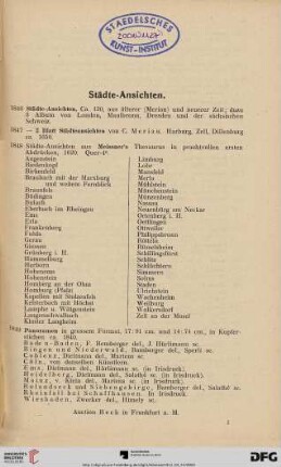 Städte-Ansichten (Nr. 1846-1992)