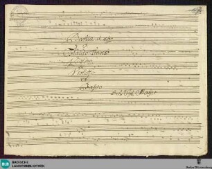 Quartets - Mus. Hs. 280 : fl, vl, violetta, b; F; DTB 16 F5