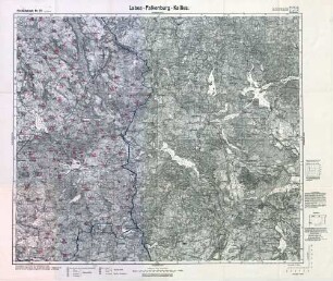Reichskarte: Einheitsblatt 39 (1cm-Karte) Labes-Falkenburg-Kallies