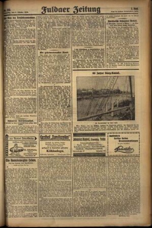 Dritte Ausgabe vom Dienstag, den 08. Oktober 1929.