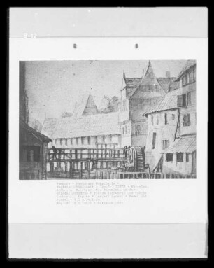 Die Kornmühle an der Graskellerbrücke