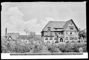 Hermsdorf im Erzgebirge bei Rehefeld, Hotel Kurhaus Wettin