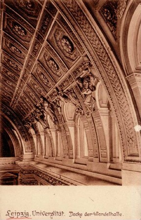 Leipzig: Universität ; Decke der Wandelhalle [Leipzig : Universität]
