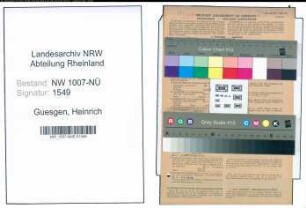 Entnazifizierung Heinrich Guesgen , geb. 06.12.1902 (Kraftfahrer)