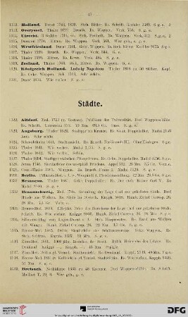 Städte (Nr. 1322-1479)