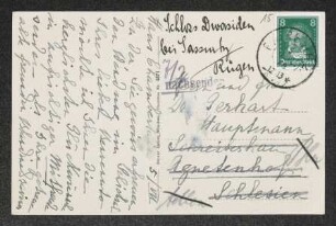 Brief von Blandine von Gravina an Gerhart Hauptmann und Margarete Hauptmann