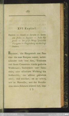 XVI. Kapitel. Bayonne