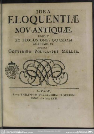 Idea Eloquentiae Nov-Antiquae