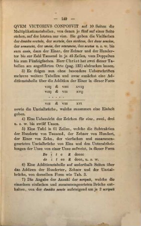 Der Calculus Victorii, von Prof. Hermann Kinkelin : (Den 8. Juli 1868)