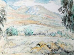 Landschaft bei Mykene Griechenland