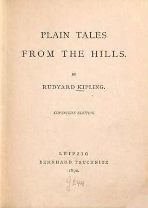 Plain tales from the hills