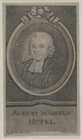 Bildnis des August Wilhelm Hupel