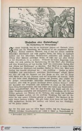 32: Wahnsinn oder Entwicklung? [1] : Die Entscheidung der Weltgeschichte