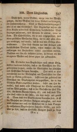 547-557, Es bleibet dem Unglaeubigen noch etwas uebrig ...